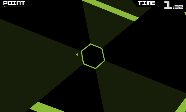 Super Hexagon Gameplay