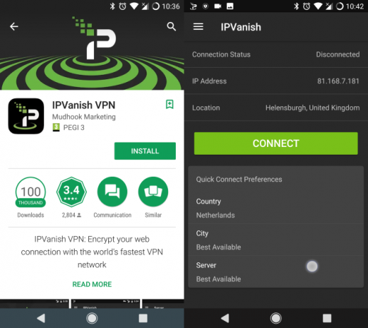 Revue approfondie: IPVanish - VPN flexible et fiable pour chaque appareil muo a promu le jeu android ipvanish