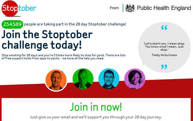 Site Web de Stoptober