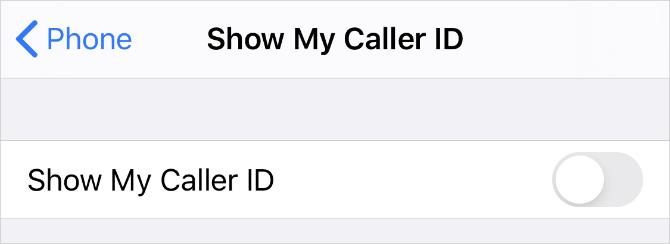 Afficher l'option My Caller ID dans les paramètres de l'iPhone