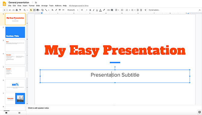 Comment créer une présentation Google Slides Mise en route