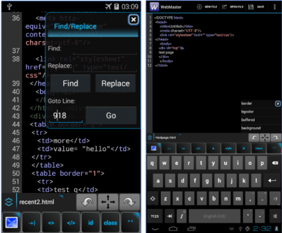 Oui, vous pouvez coder en déplacement: 7 des meilleurs éditeurs HTML pour Android WebMaster HTML Editor Lite 607x500