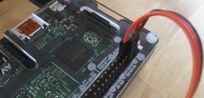 Étui Raspberry Pi étiqueté