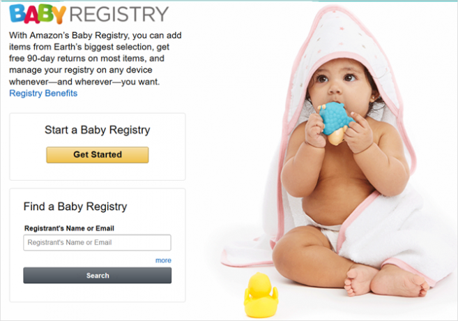 registre bébé Amazon principal