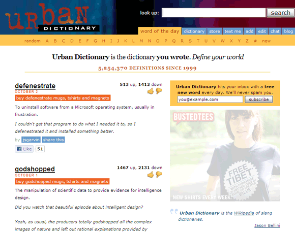 dictionnaire d'argot