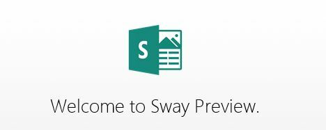 Courriel de prévisualisation de Microsoft Sway