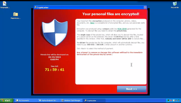 exemple de cryptolocker