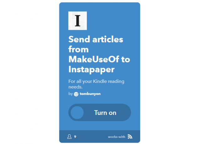 Le guide IFTTT ultime: utilisez l'outil le plus puissant du Web comme un pro 38IFTTT MUOToInstapaper