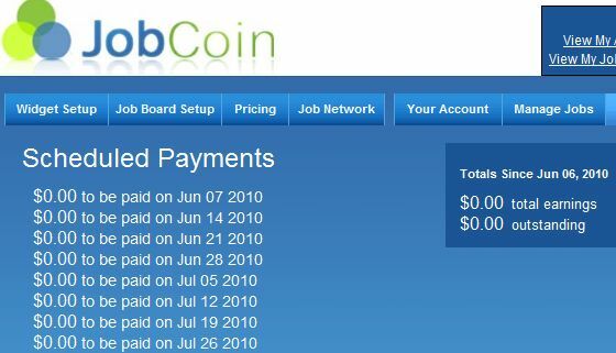 Gagnez des paiements de référence en affichant des listes d'emplois pertinentes sur votre site Web jobcoin8