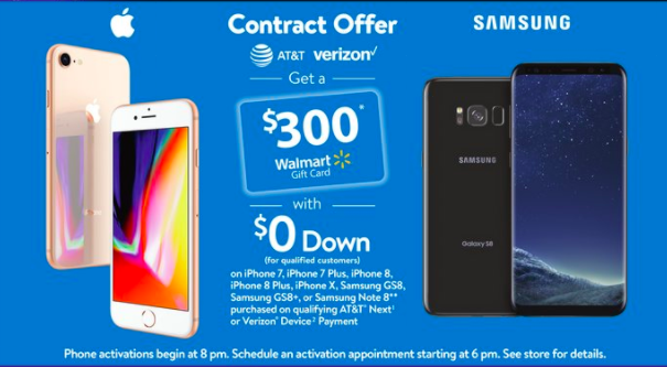 Meilleures offres Walmart Black Friday iPhone Samsung Black Friday