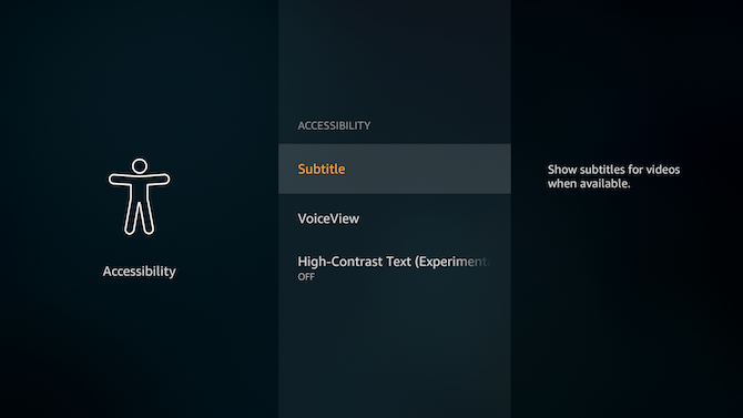 Comment utiliser Amazon Fire TV Stick: comment activer les options d'accessibilité sur Fire TV