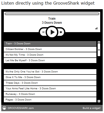 Groovylists: migrer des listes de lecture Last.fm, Spotify et iTunes vers Grooveshark groovylists2