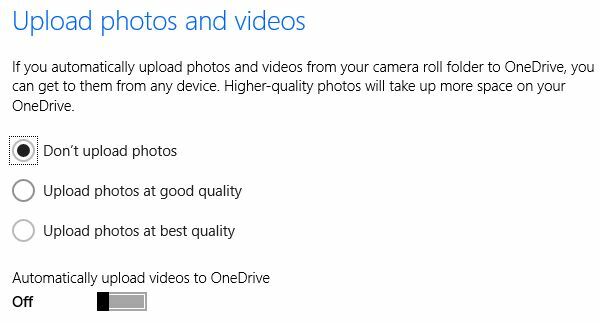 Rouleau de caméra OneDrive