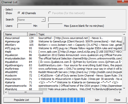 logiciel de chat irc