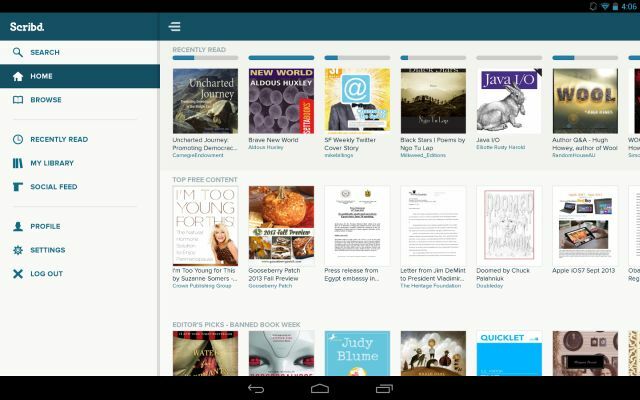 Scribd-Harper-Collins-netflix-for-books-android