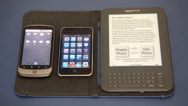 comparaison taille-Kindle