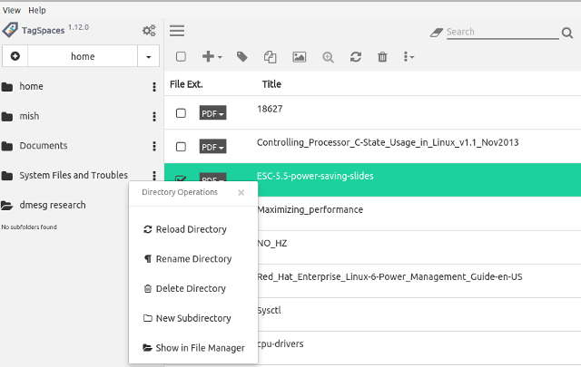 tagspaces-dossier-options