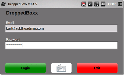 DroppedBoxx - Le client Dropbox non officiel pour Windows Mobile db7