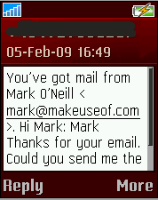 Recevez de nouvelles alertes par e-mail sur mobile via SMS (gratuits)