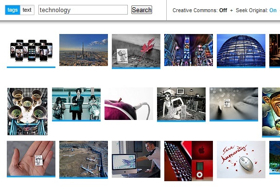 moteur de recherche flickr