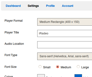 comment diffuser de l'audio