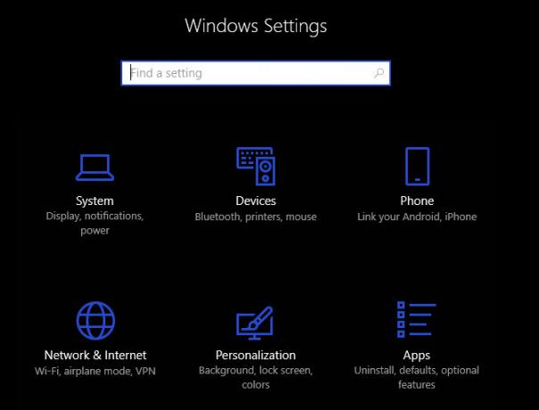 maintenance informatique - Panneau de configuration de Windows 10