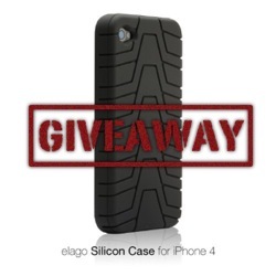 Elago Tire Tread Silicon Case for iPhone 4 Review and Giveaway silicongiveaway