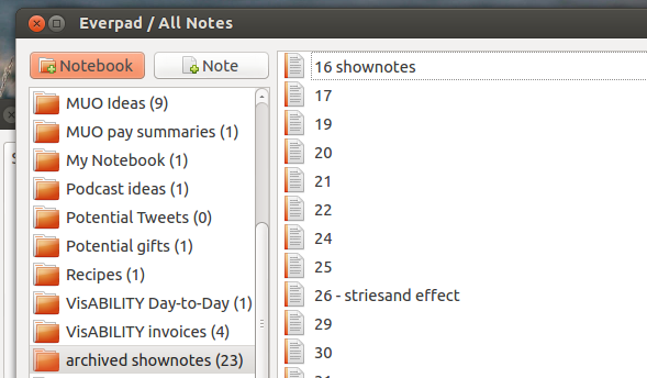 Everpad: le meilleur client Evernote pour Ubuntu [Linux] notes everpad