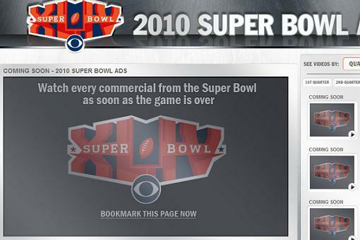 publicités télévisées super bowl