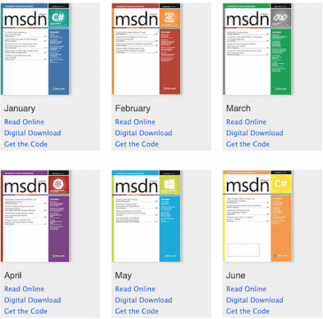 Magazine MSDN