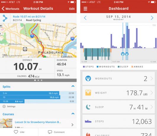 Vélo différent: les meilleures applications iPhone pour le cyclisme mapmyride