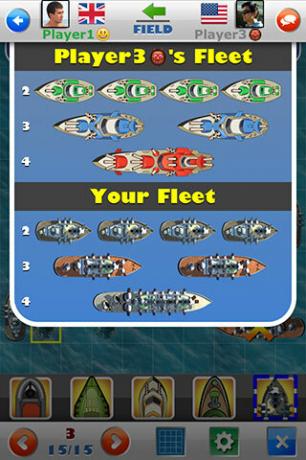 Naval Warfare Multi-Shot pour iOS est des cuirassés pour la génération mobile nw iphone3