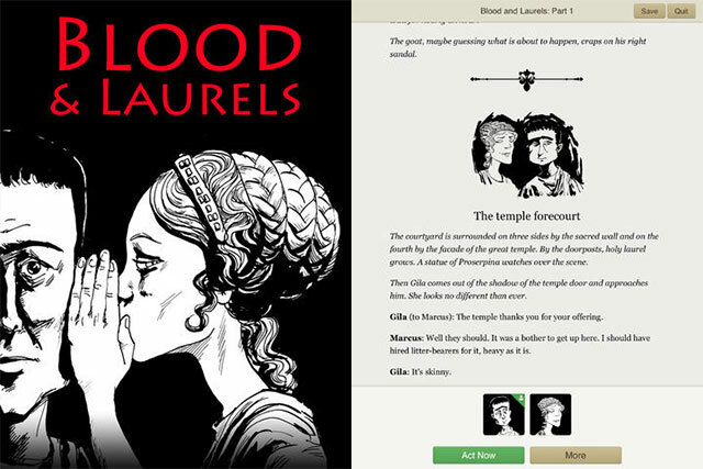 Vous aimez la fiction interactive? Remplissez votre iPad ou iPhone de texte Adventures Bloodlaurels