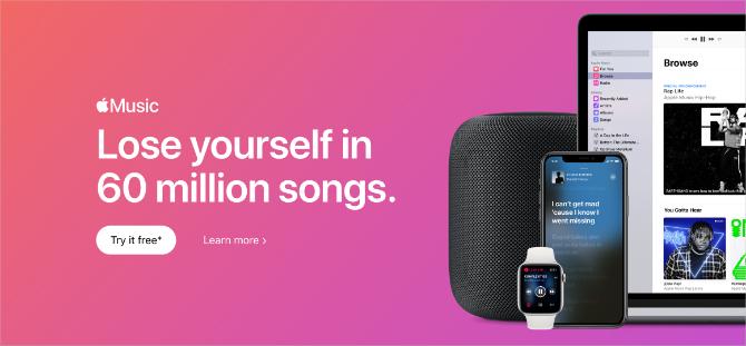 Image de bannière Apple Music 60 millions de chansons