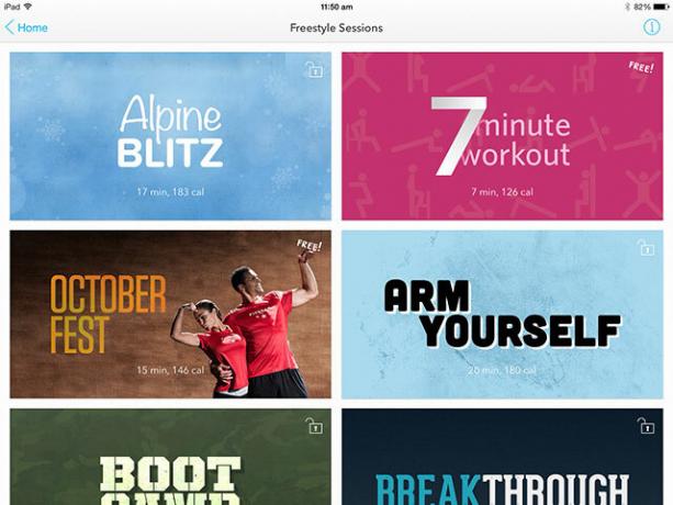 Oubliez le gymnase, obtenez Fitstar Fit avec votre iPad ou iPhone freestyle