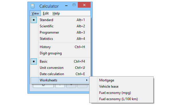 fonctions calculatrice