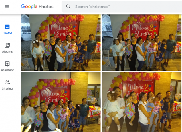 URL de Google Photos