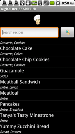 meilleure application de recette Android