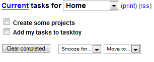 Tâches Tasktoy