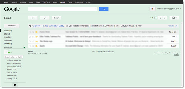 Minimaliste pour tout - La seule raison d'envisager une extension minimaliste Gmail et Google Reader [Chrome] plus simple04