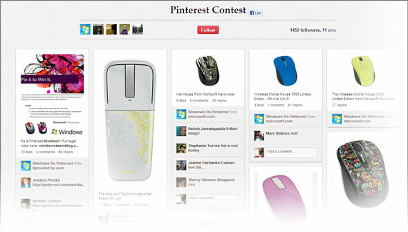 concours pinterest