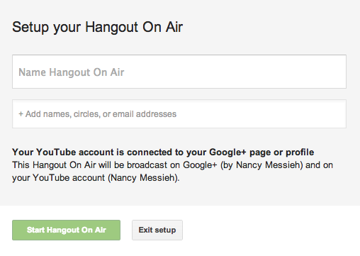 Google Hangout