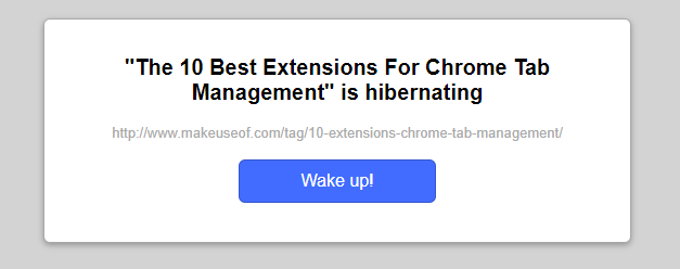 Les 10 meilleures extensions pour la mise en veille prolongée de l'onglet Gestion des onglets Chrome