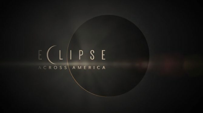 Carte de titre Eclipse Across America