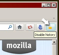 désactiver l'historique de Firefox