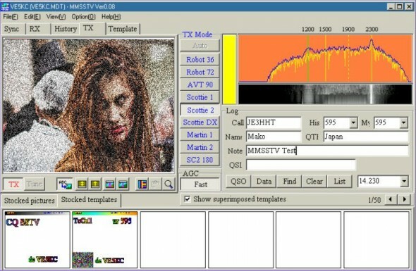 Radio HAM virtuelle - sans licence, sans équipement, tout amusant zombie sstv 590x385