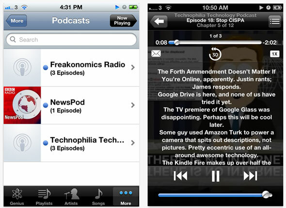 podcatcher iphone