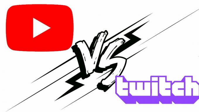 Image YouTube contre Twitch 