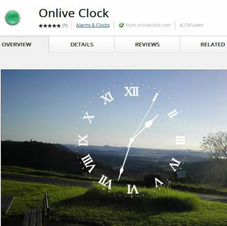 horloge en ligne