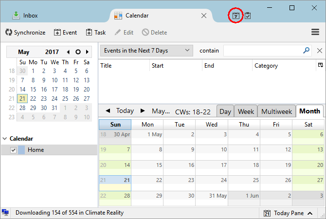 Comment intégrer Google Calendar dans Thunderbird Thunderbird Lightning Calendar 670x450